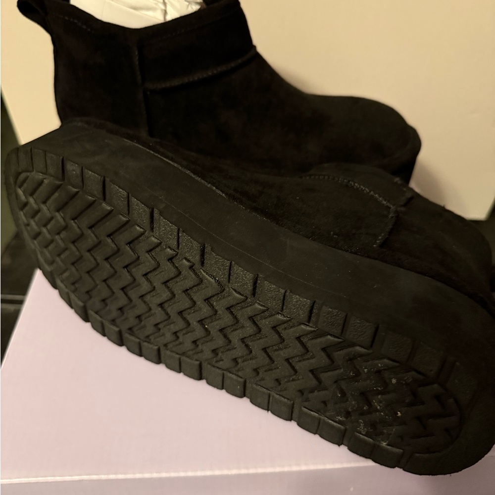 Madden Girl Black Ankle Boots